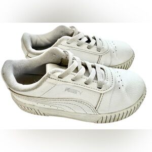 Puma Kids White Sneakers - Size 9